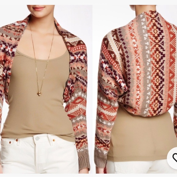 Free People Sweaters - Women's Multicolor Patterned Sweater